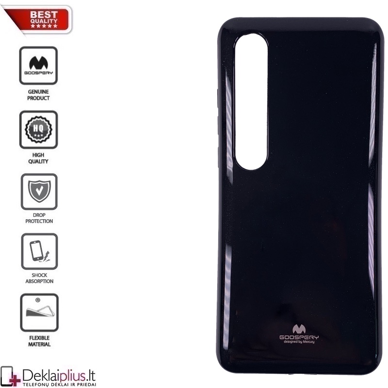 Goospery silikoninis dėklas - juodas (MI 10/MI 10 PRO) Goospery silikoninis dėklas - juodas (MI 10/MI 10 PRO)